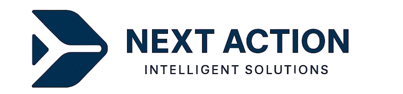 Logotipo da Next Action, uma agência de IA